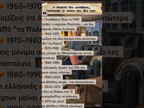 Εσυ σε ποια δεκαετια ανηκεις; #ai #bananaiamedia