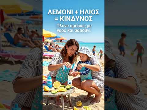 📌 Το είχες ξανακούσει ως Margarita Burn ή φυτοφωτοδερματίτιδα; #bananaiamedia #ai #viral